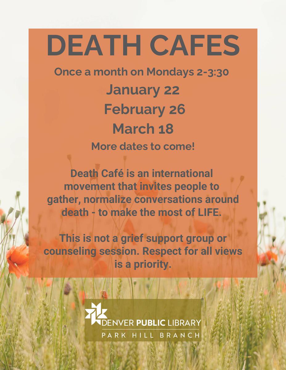 Denver Death Cafe at Park Hill Branch Library