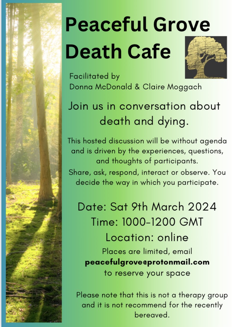 Peaceful Grove Online Death Cafe GMT