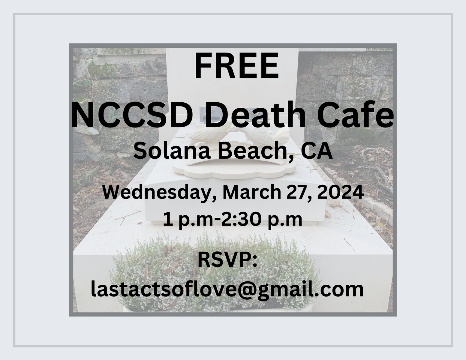 NCCSD In-Person Death Cafe 