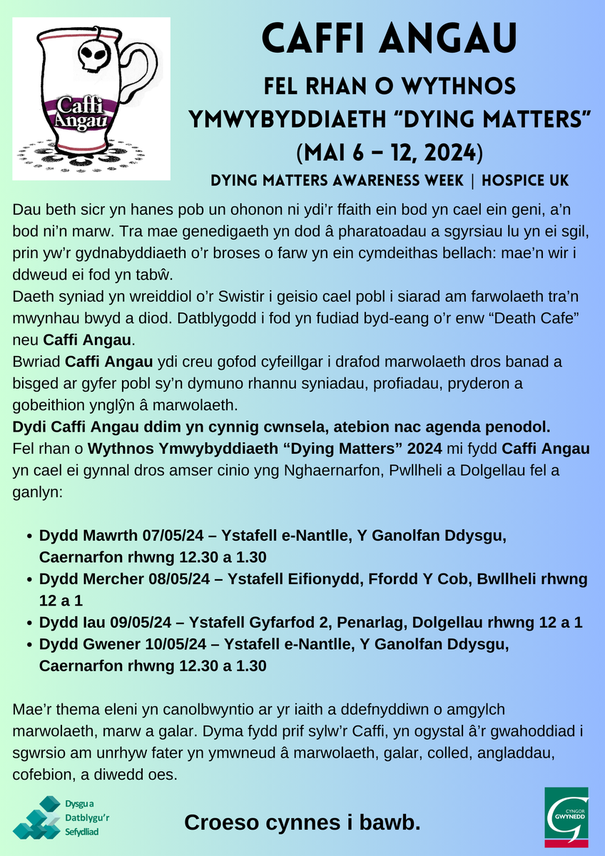 Caffi Angau (Death Cafe)