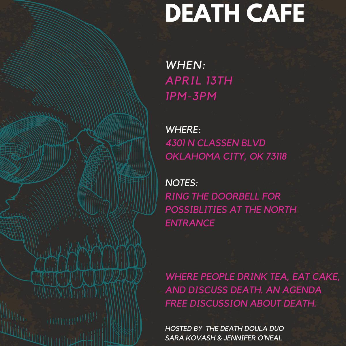 Oklahoma City Death Cafe hosted by The Death Doula Duo 