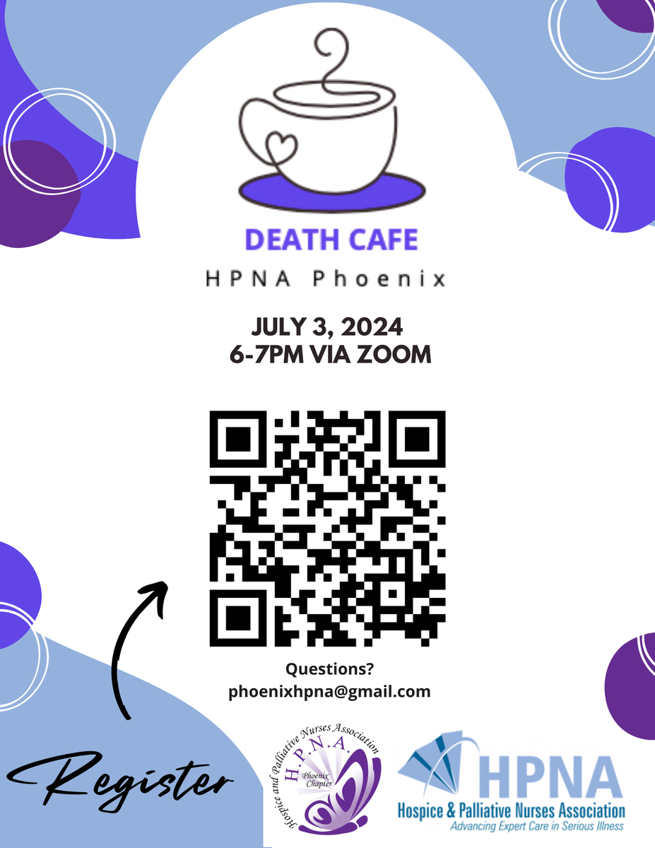 Phoenix HPNA: Online Death Cafe for Healthcare Providers MST