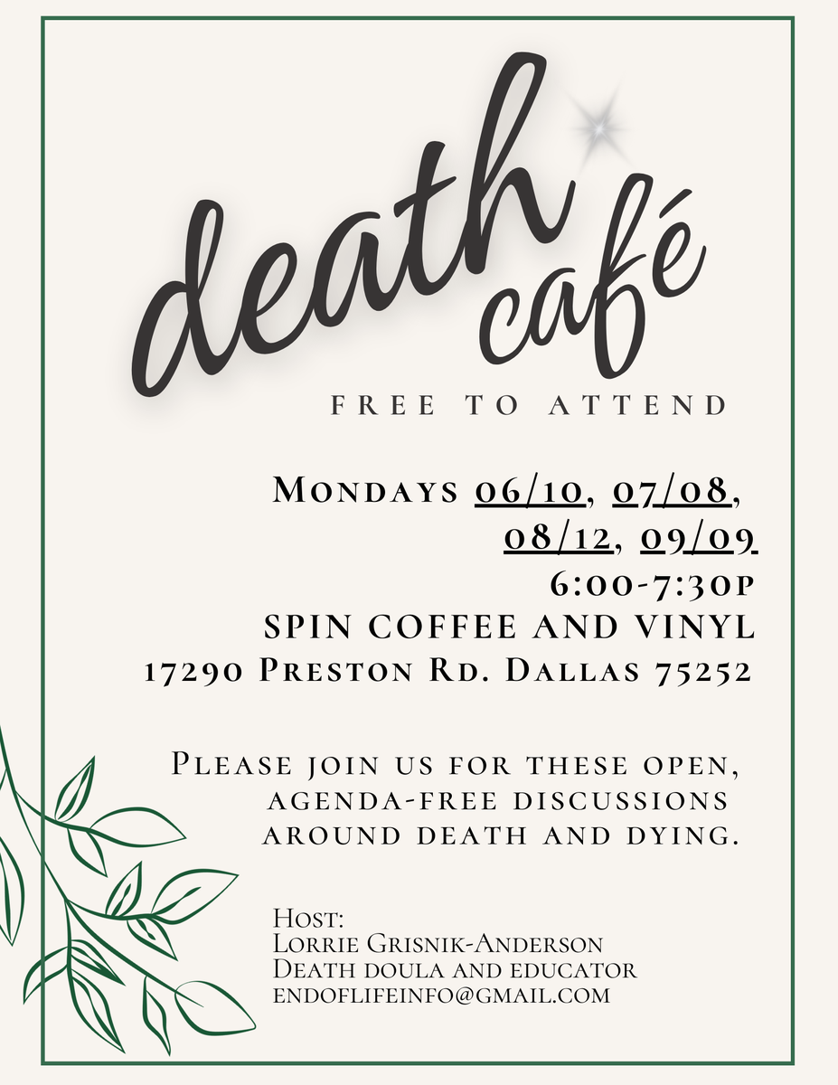 Death Cafe Far North Dallas