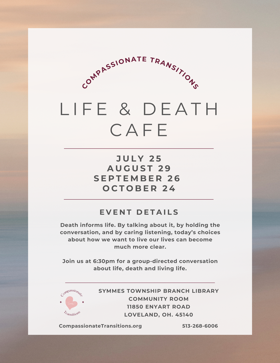 Life & Death Cafe Loveland OH