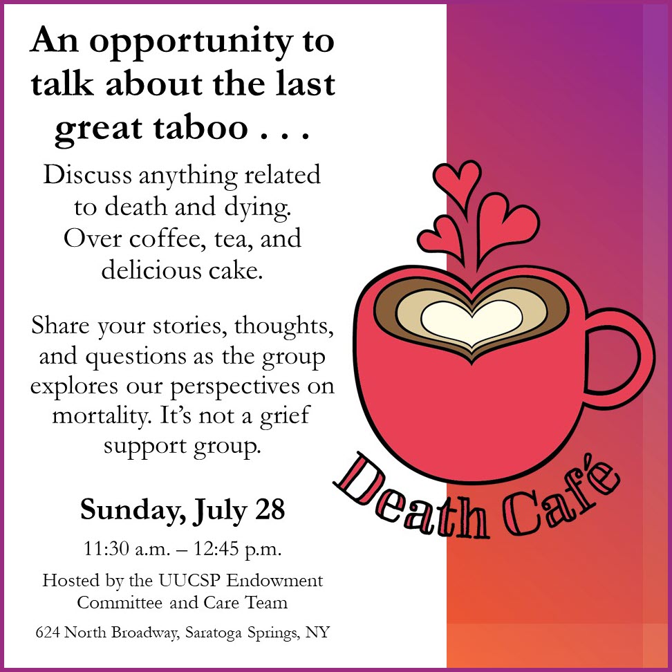 Saratoga Springs, NY Death Cafe