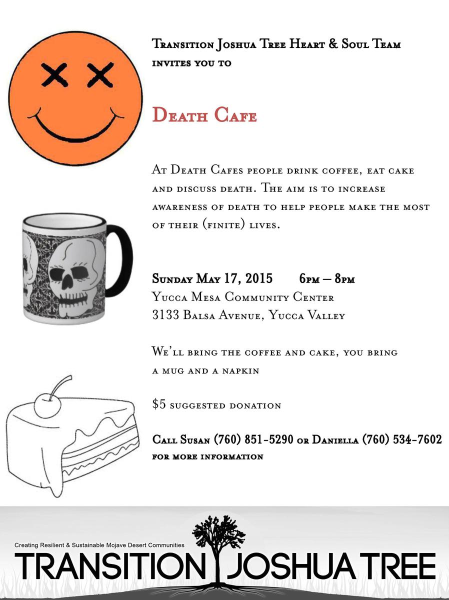 Death Cafe in Yucca Valley, CA