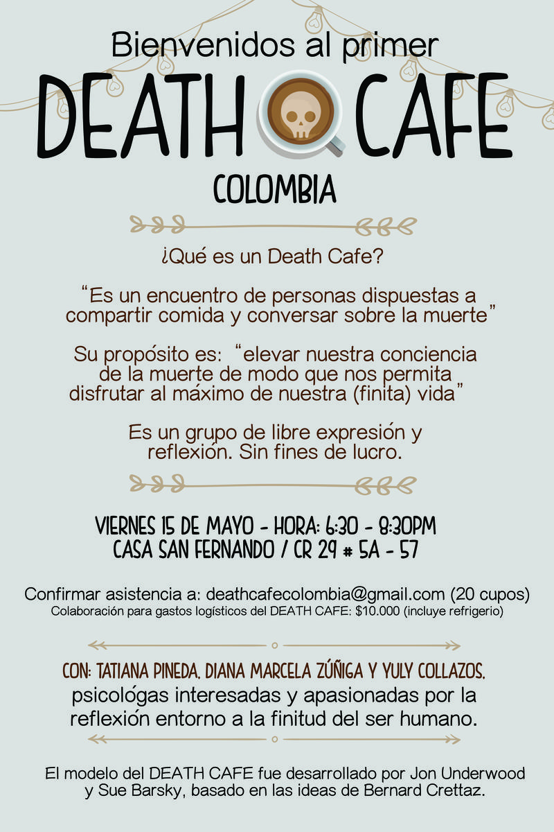 Primer Death Cafe en Cali Colombia