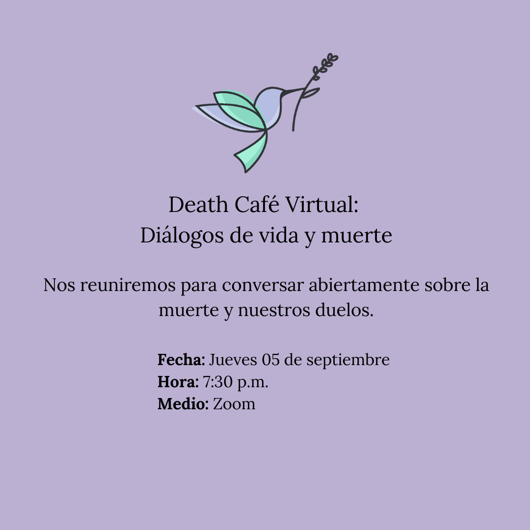 Death Cafe virtual: Diálogos de vida y muerte