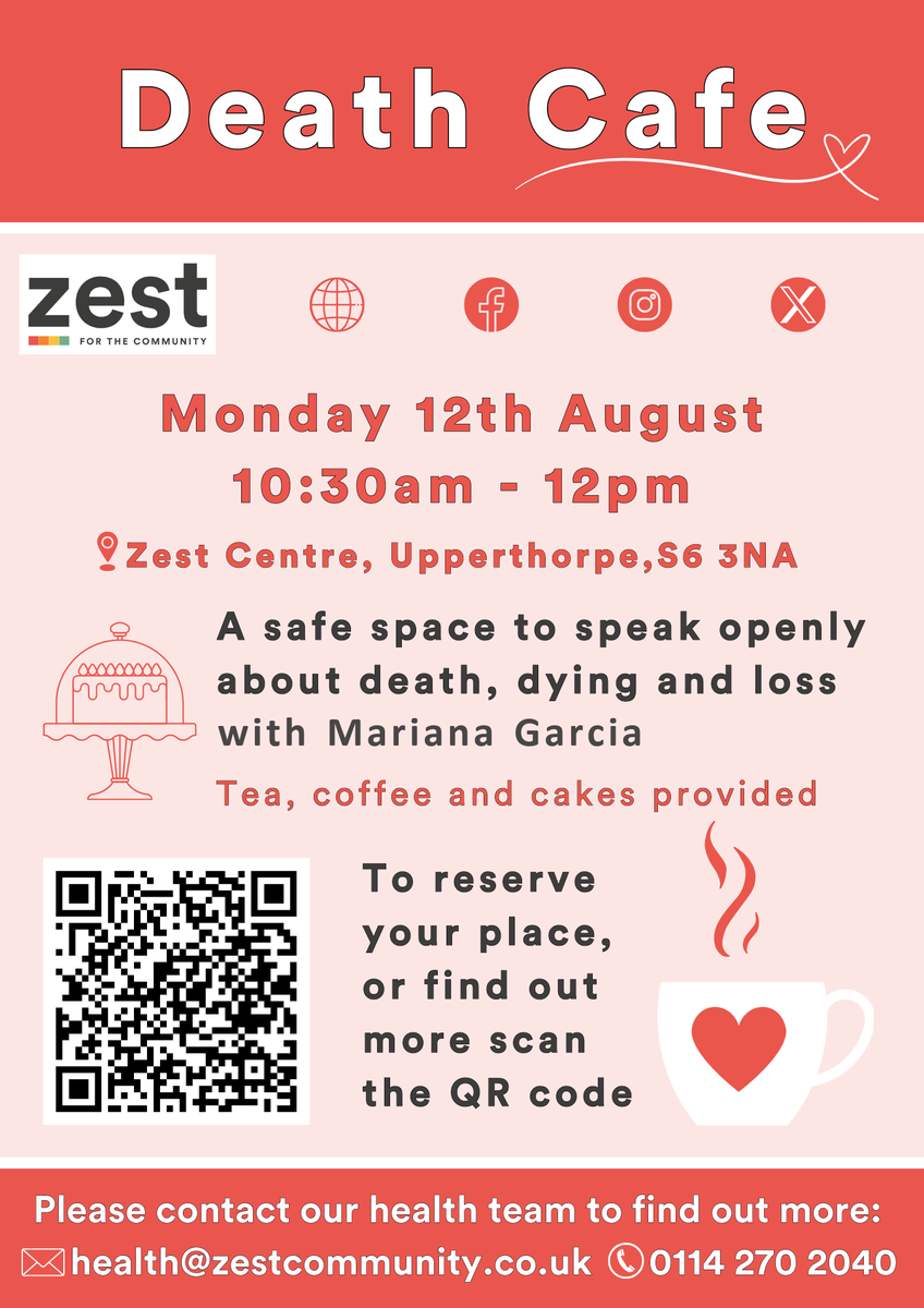 Zest Death Cafe Sheffield