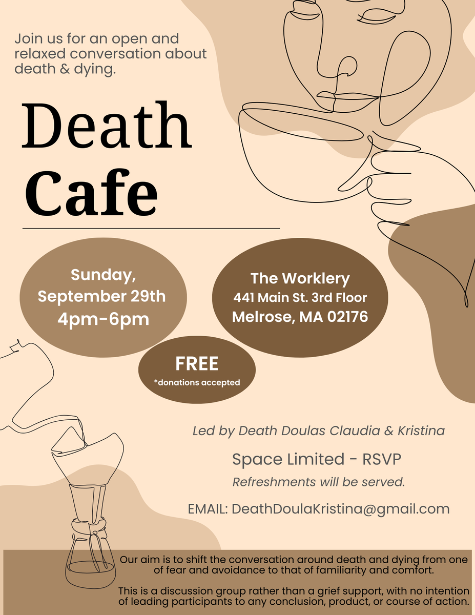 Melrose MA Death Cafe