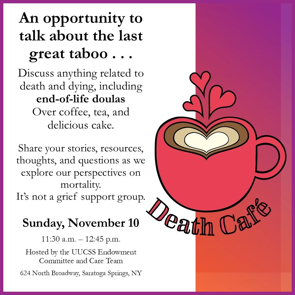 Saratoga Springs, NY Death Cafe