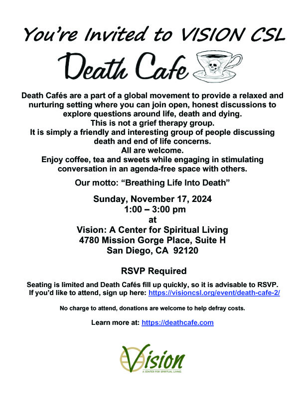 Death Cafe - Mission Valley East