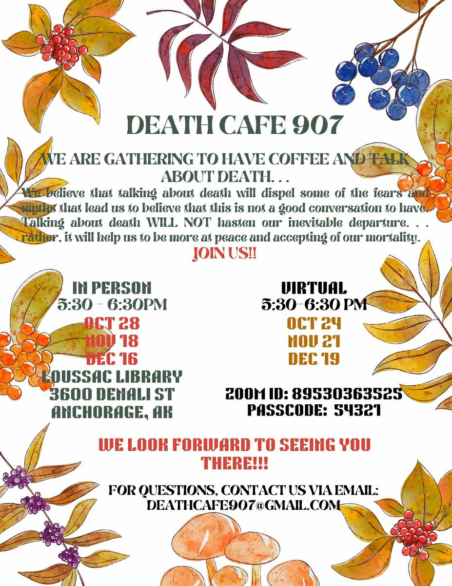 Virtual Death Cafe Alaska AKDT