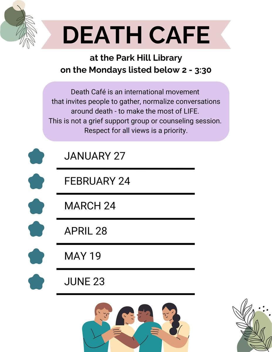 Denver Death Cafe at Park Hill Branch Library