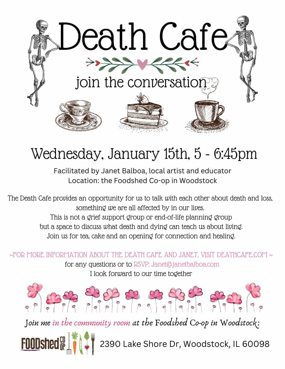  Woodstock, IL Death Cafe 