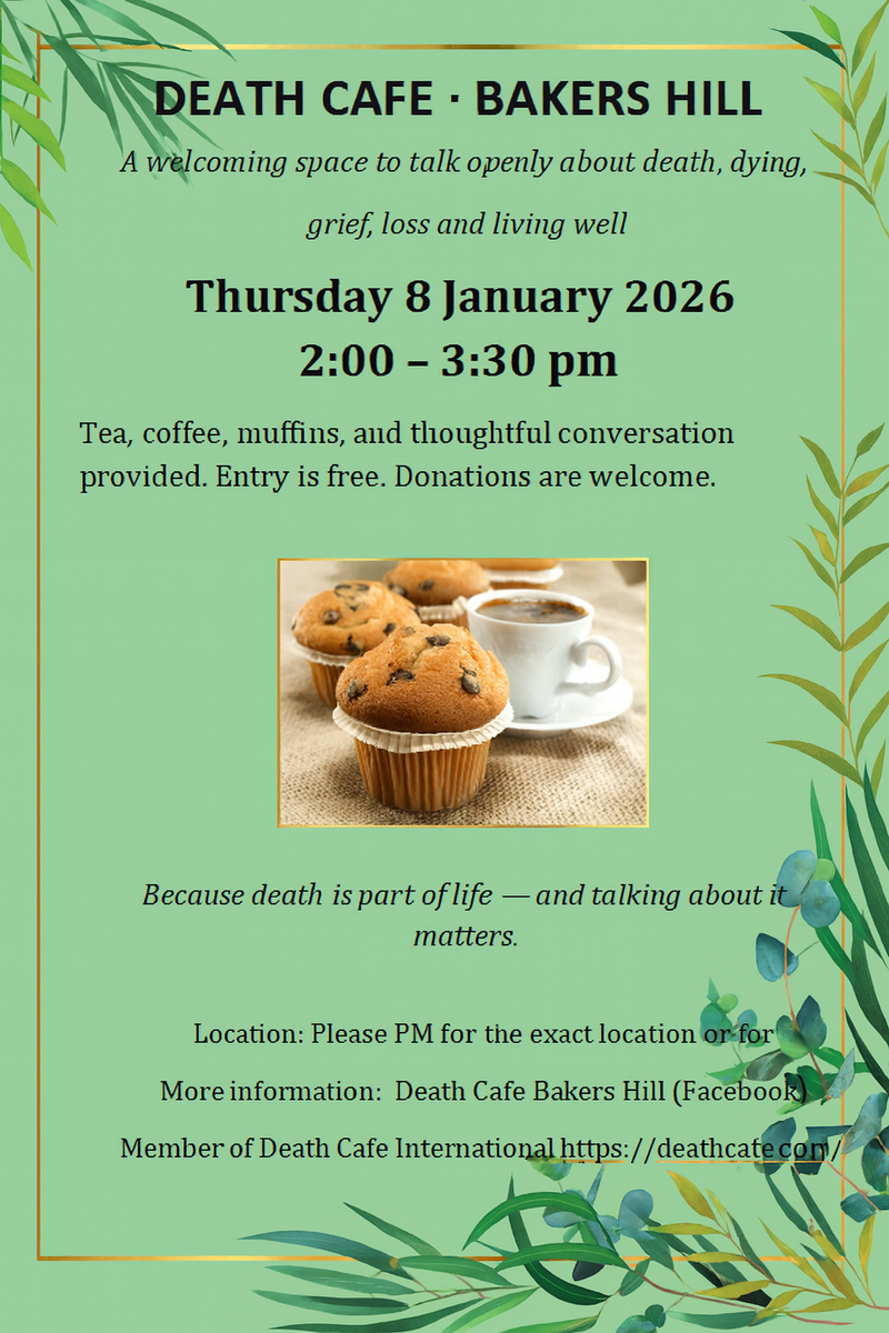 Death Cafe Bakers Hill