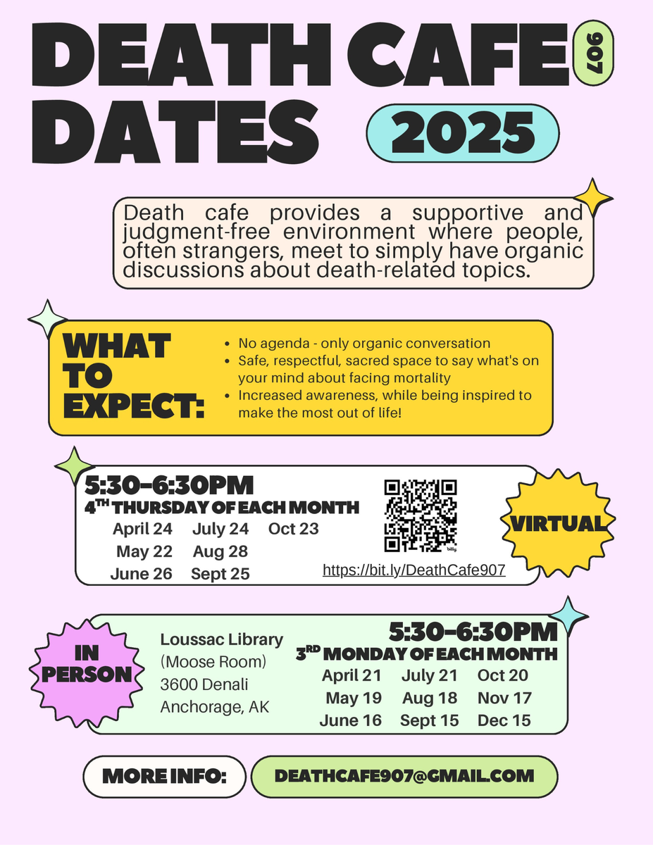 Online Death Cafe 907 (Anchorage) AKST