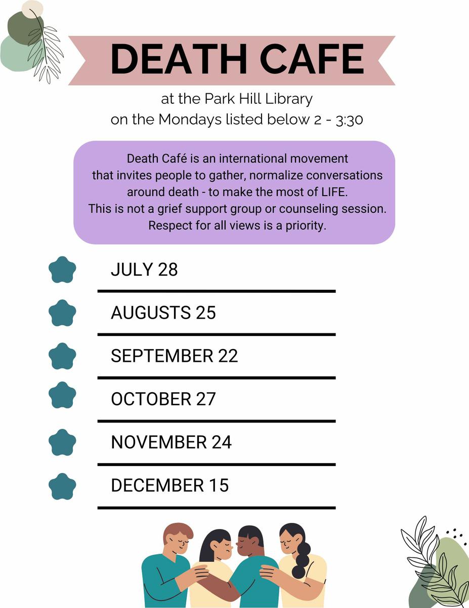  Denver Death Cafe at Park Hill Branch Library