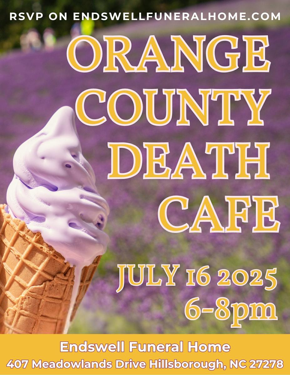 Orange County Death Cafe - July 16, 2025