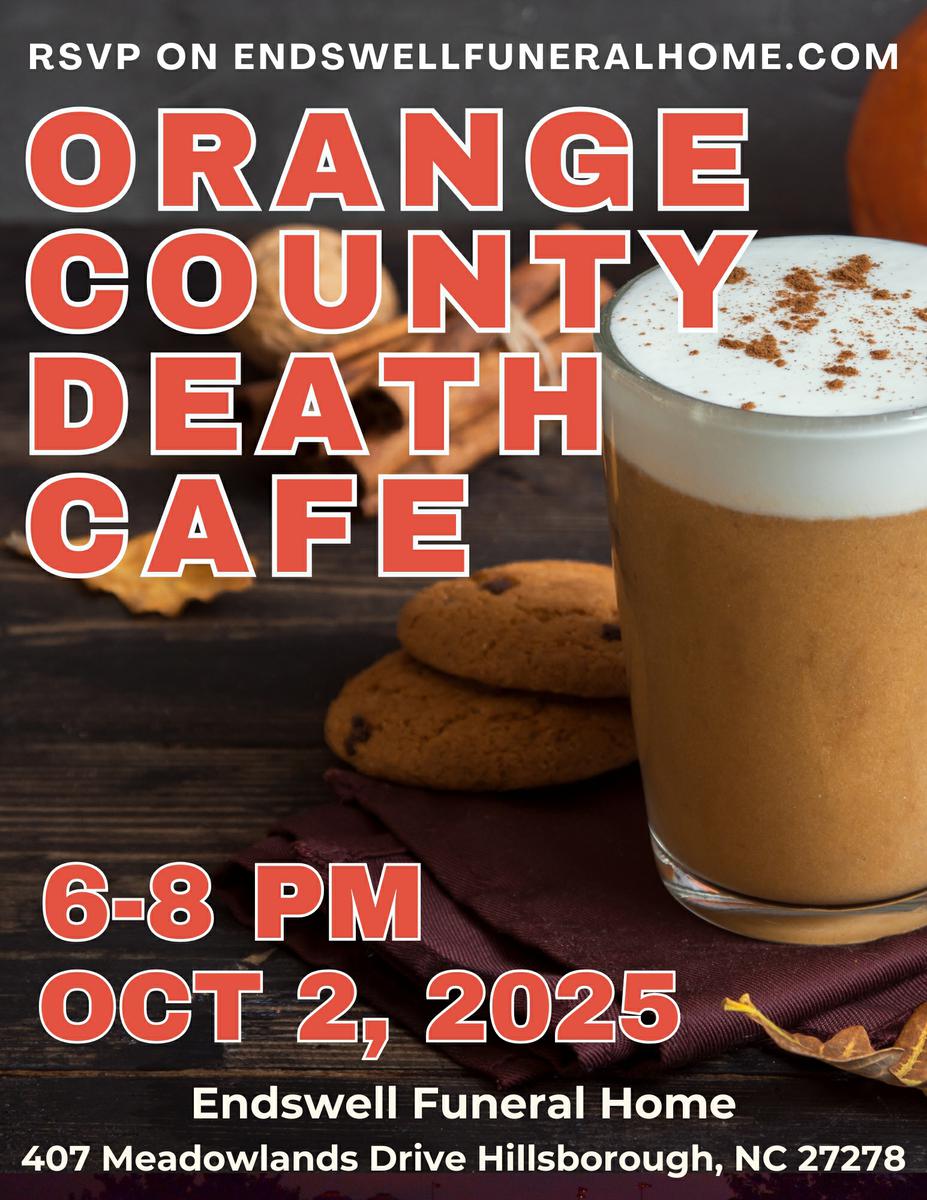 Orange County NC Death Cafe - October 2, 2025
