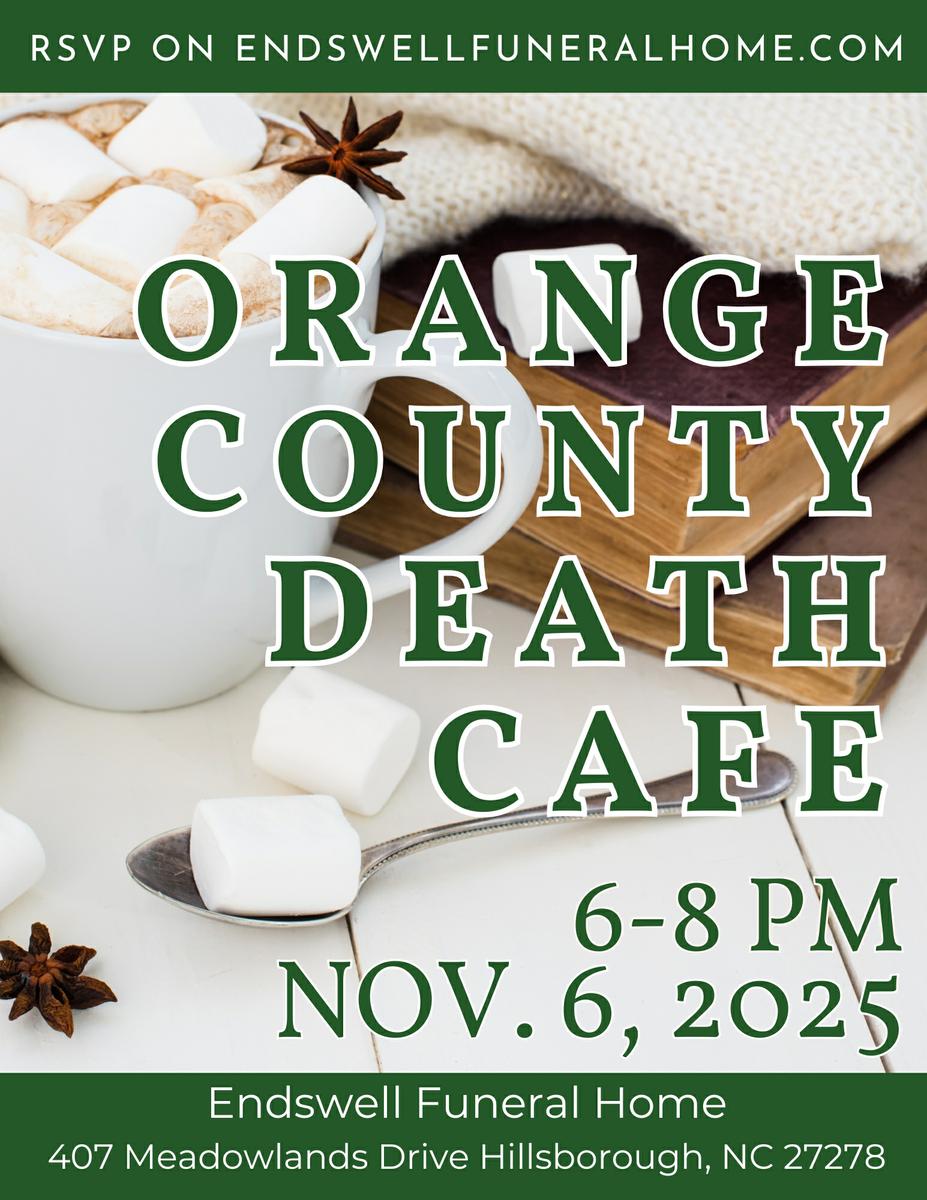 Orange County NC Death Cafe - November 6, 2025