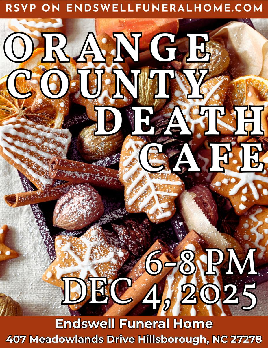 Orange County NC Death Cafe - December 4, 2025