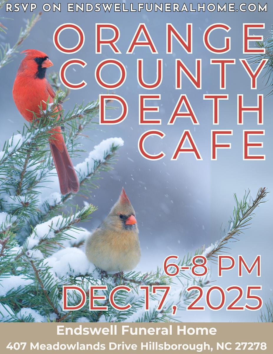 Orange County NC Death Cafe - December 17, 2025