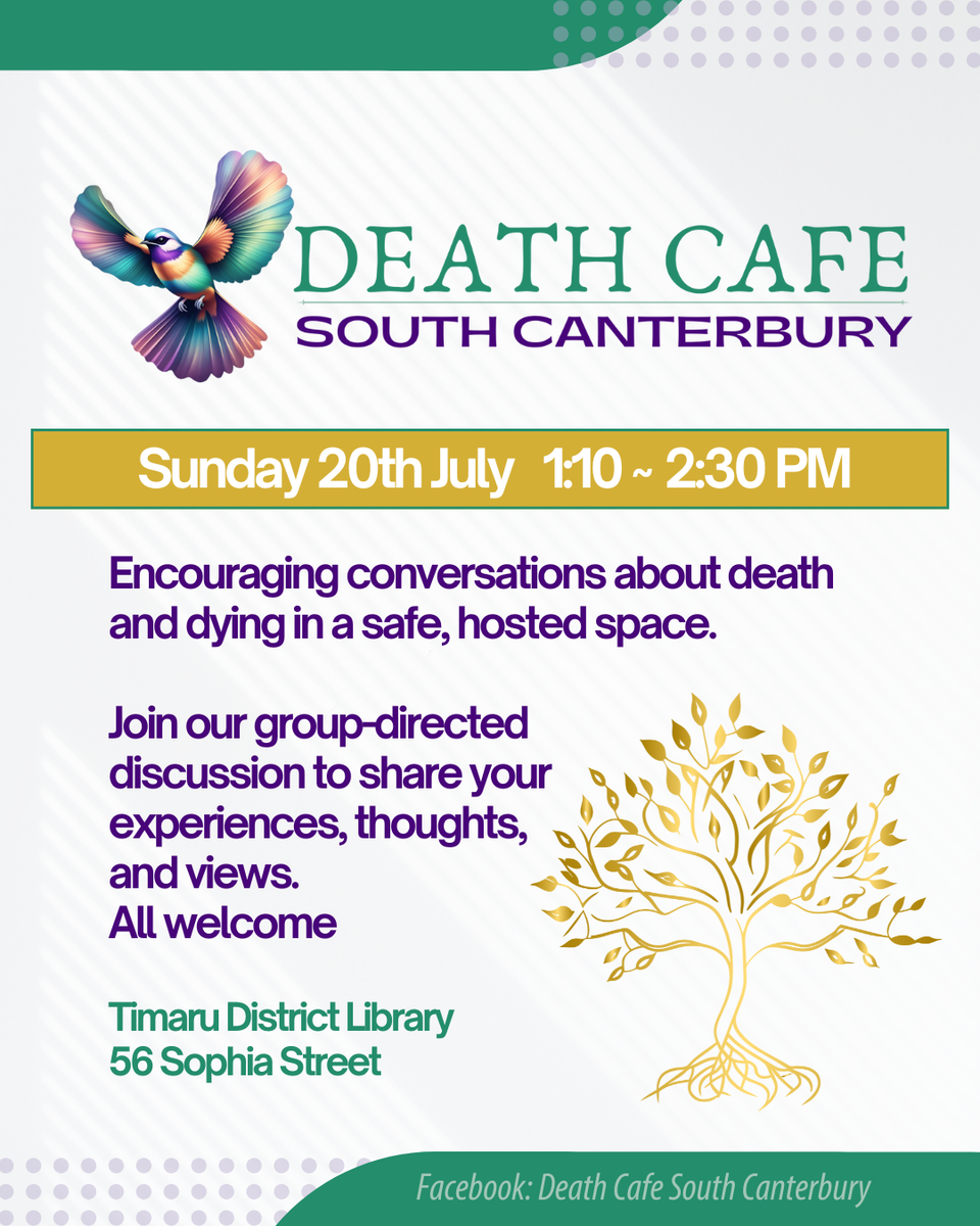 Death Cafe: Timaru, South Canterbury | New Zealand