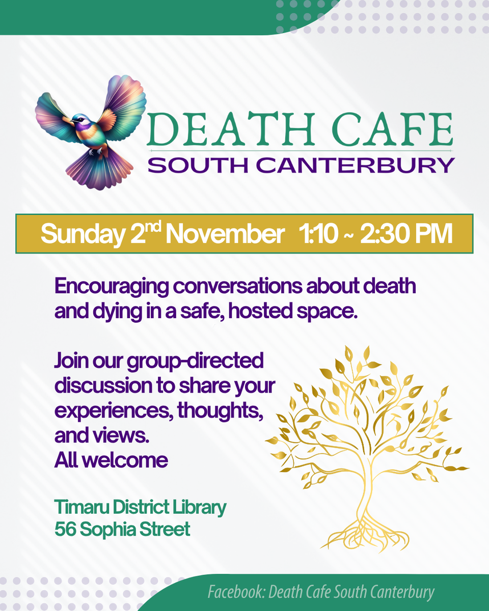 Death Cafe: Timaru, South Canterbury | New Zealand