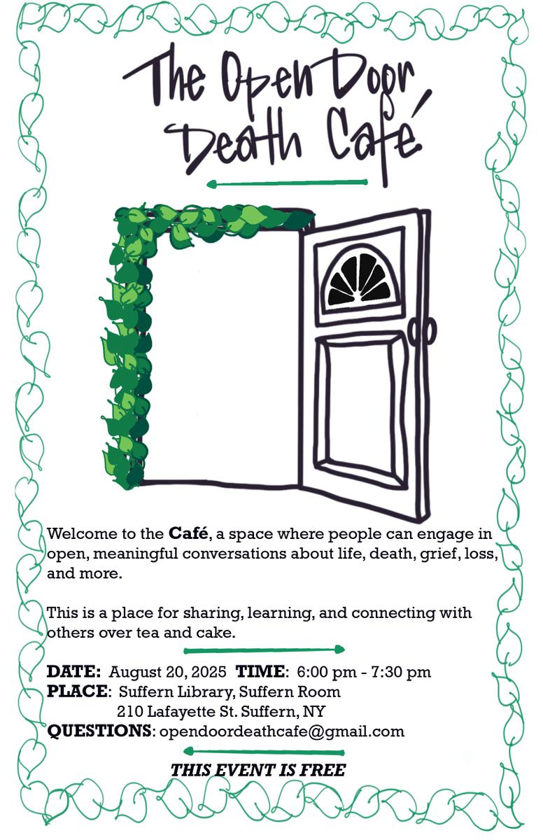 Open Door Death Cafe Suffern, NY