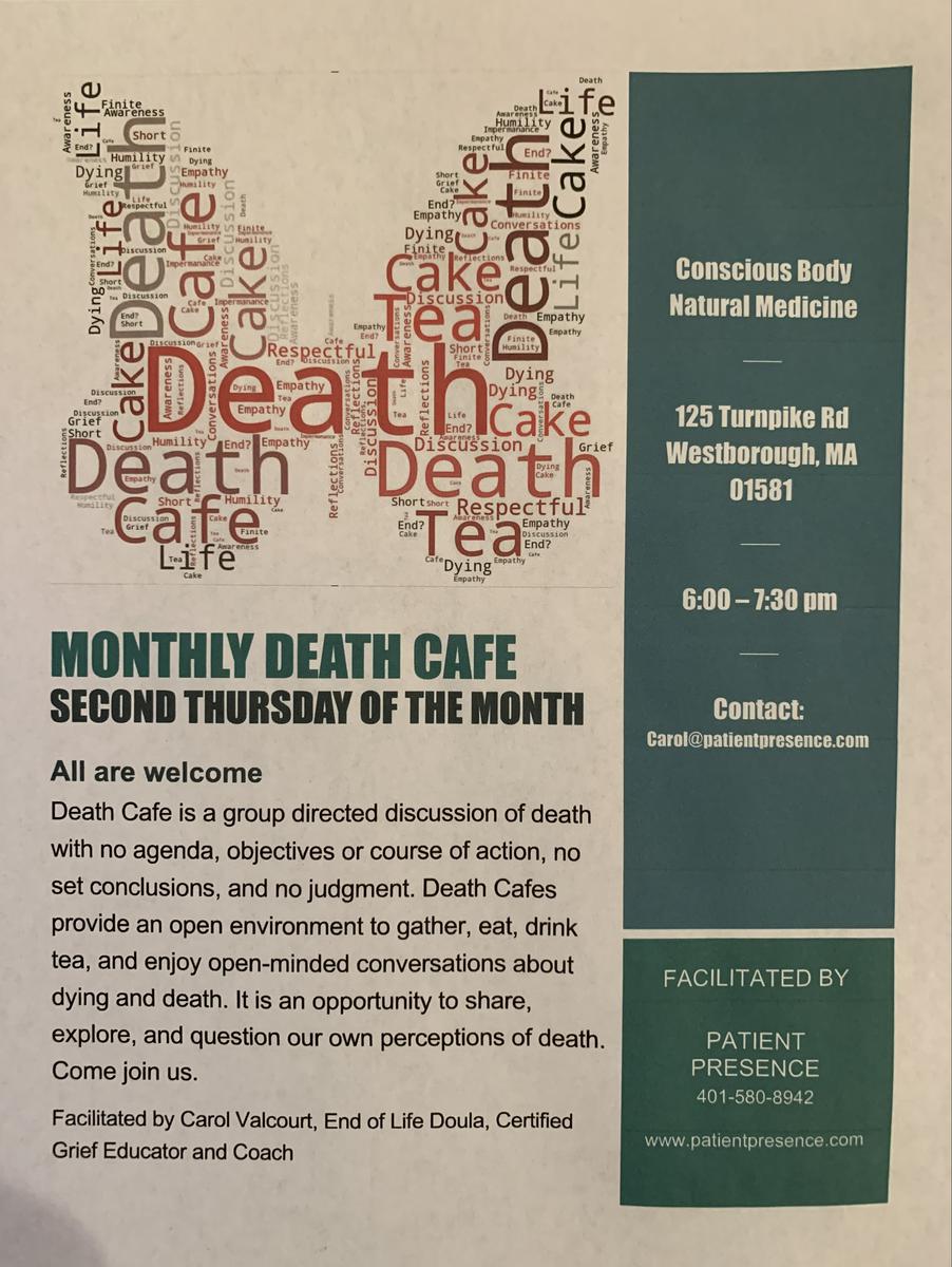 Westborough, MA Death Cafe