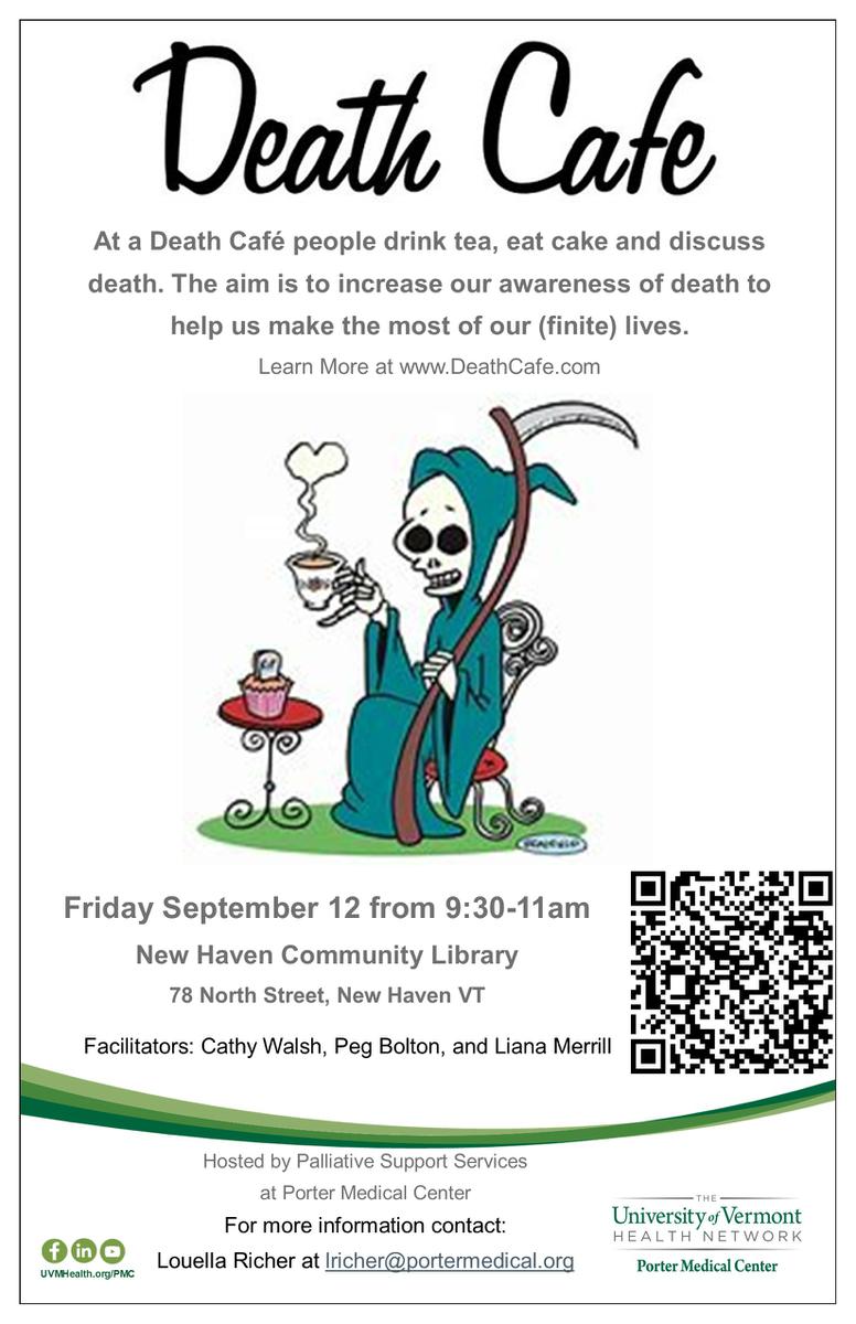 Death Cafe of Addison County New Haven, VT