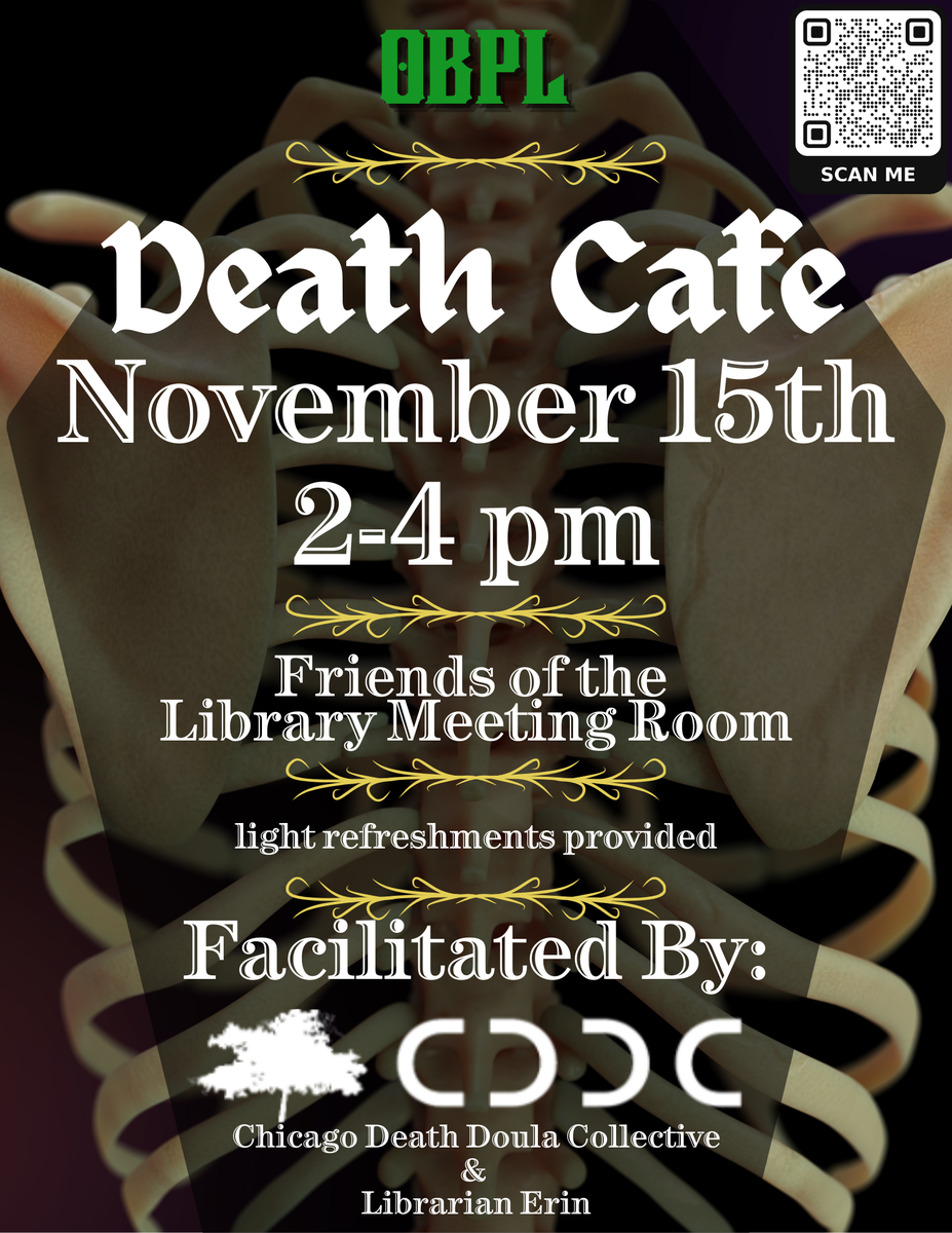 Oak Brook IL  Death Cafe Hosted by Librarian Erin and CDDC