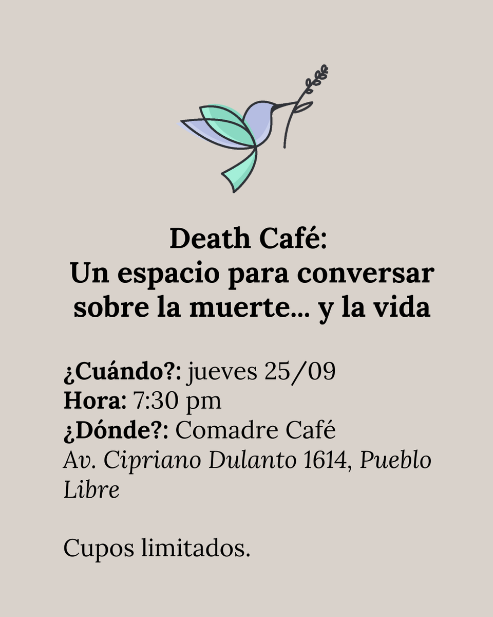 Lima Death Cafe: diálogos de vida y muerte