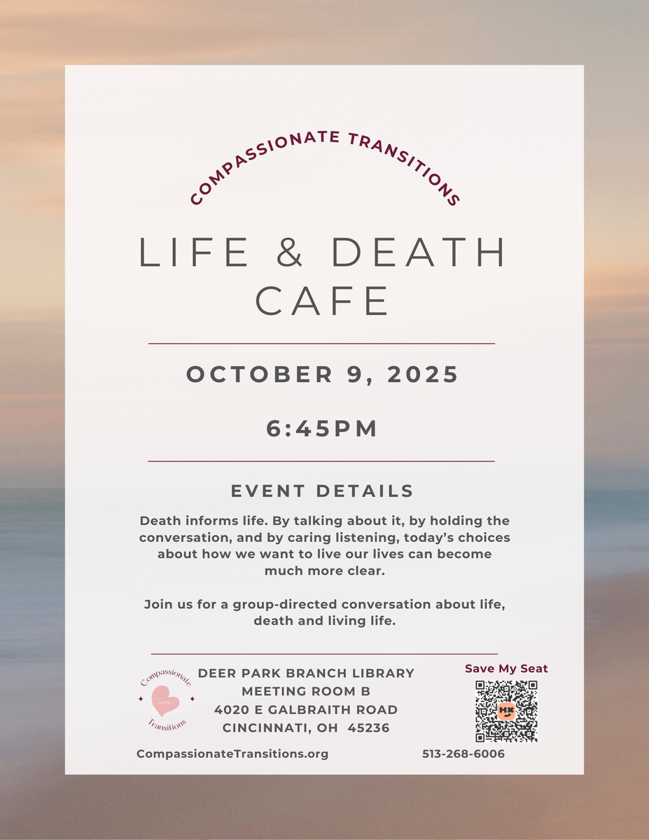 Life & Death Cafe - Deer Park, OH