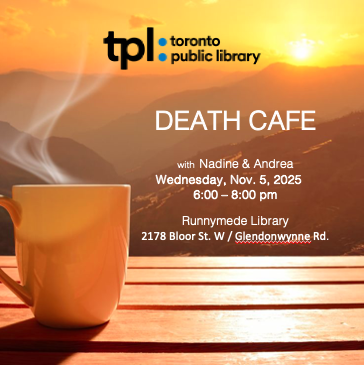 Death Cafe - Downtown West Toronto