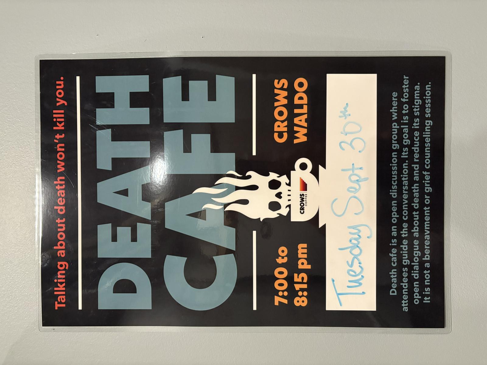 Crows Coffee Death Cafe Kansas City