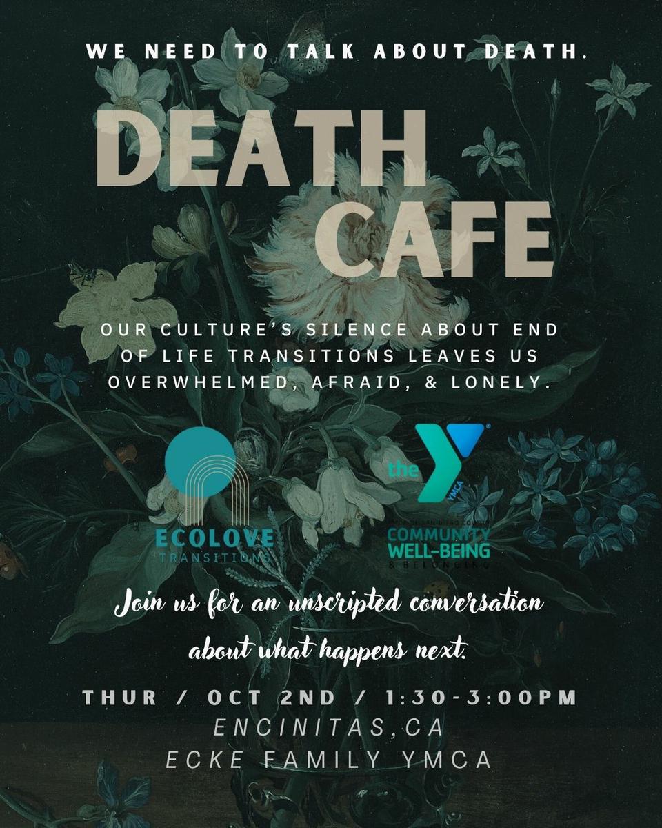 Death Cafe Davis Family YMCA La Mesa, CA