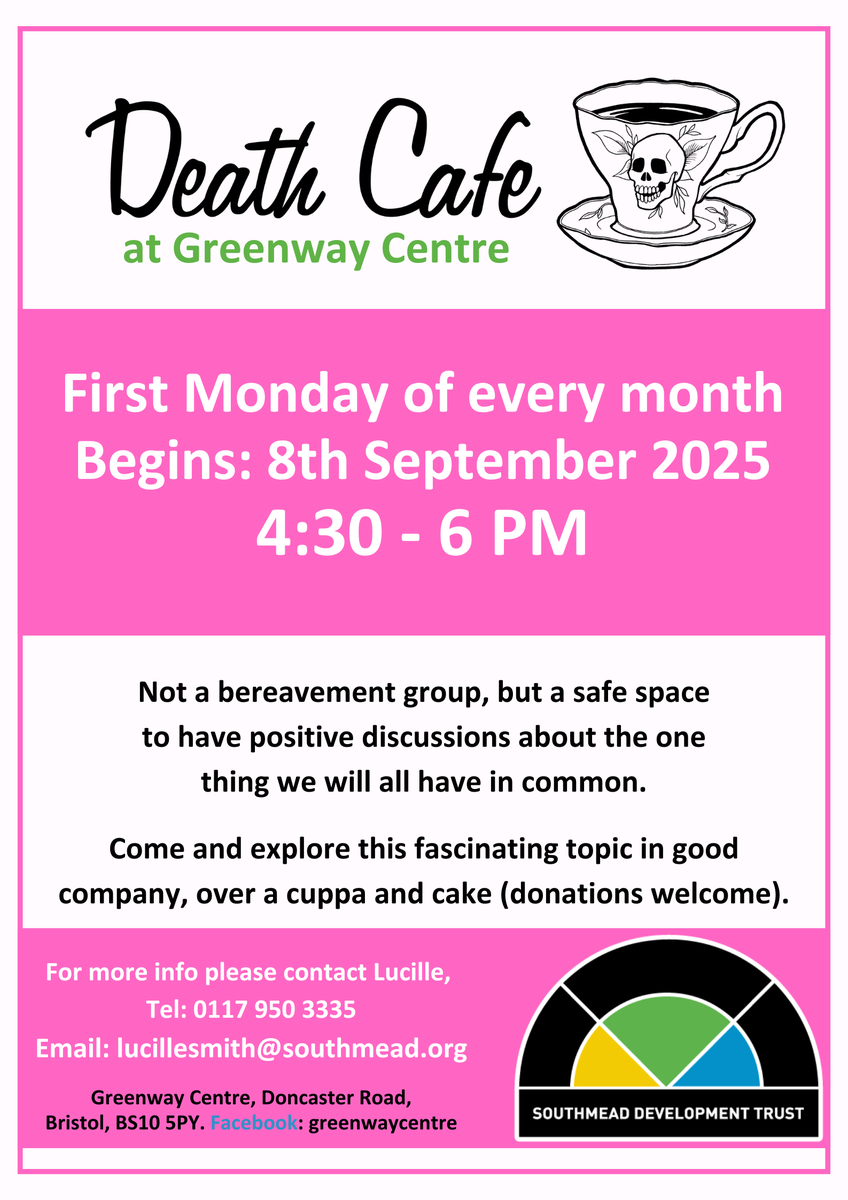 Bristol Death Cafe at Greenway Centre