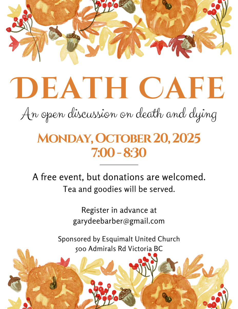 Death Cafe Esquimalt, BC