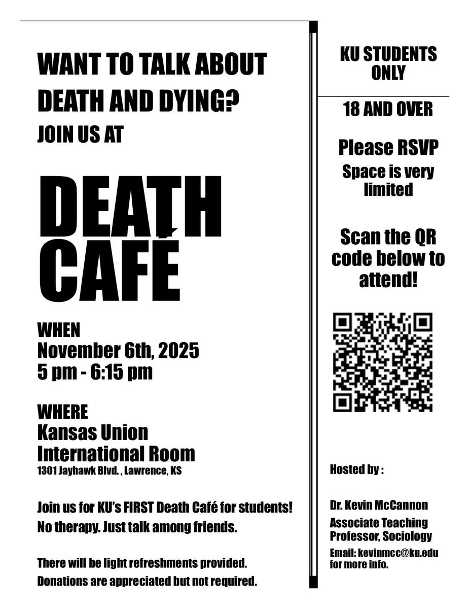 Student Death Cafe Lawrence Kansas