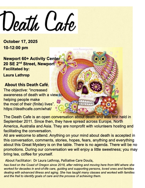 Newport OR Death Cafe