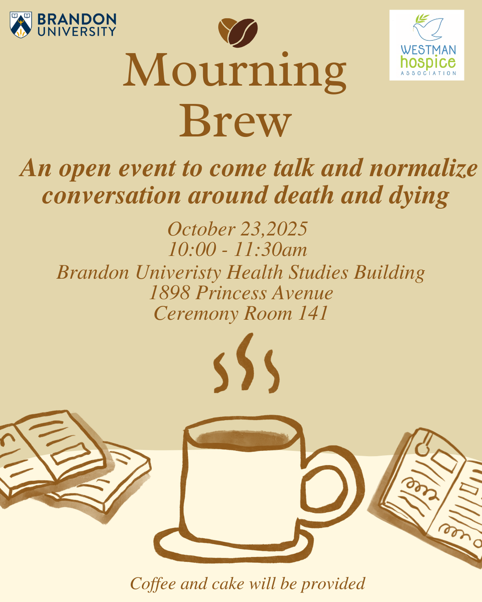 Mourning Brew Death Cafe Brandon, MB