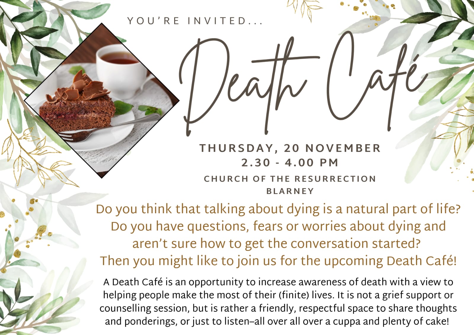 Death Cafe Blarney, Co Cork