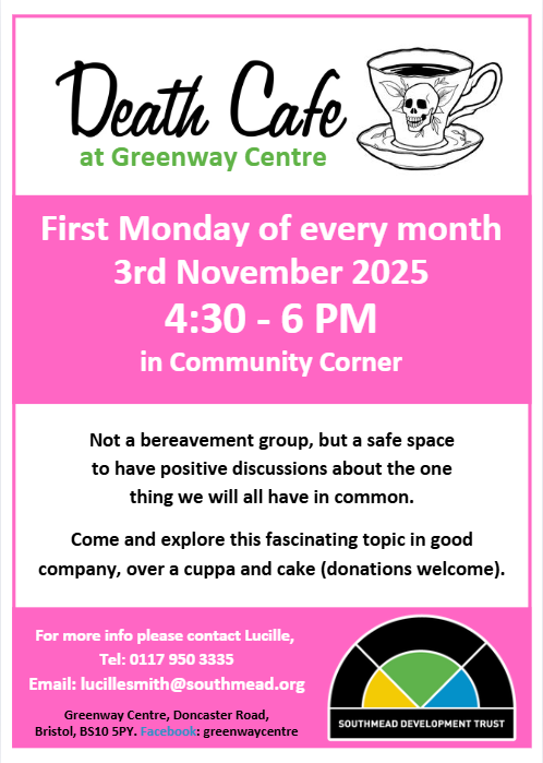 Death Cafe at Greenway Centre