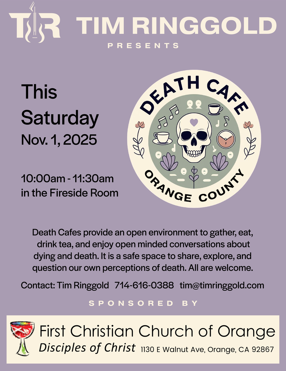 Death Cafe November Orange CA