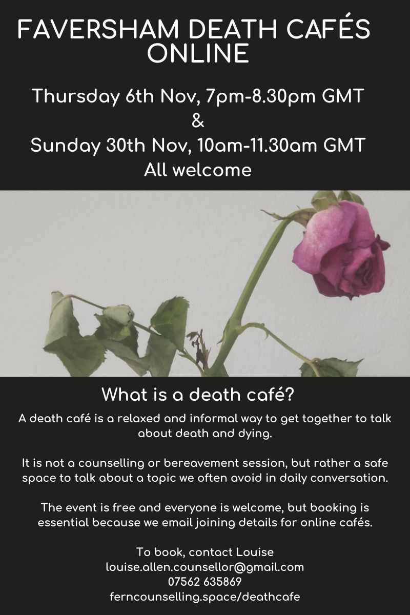 Faversham Online Death Cafe GMT