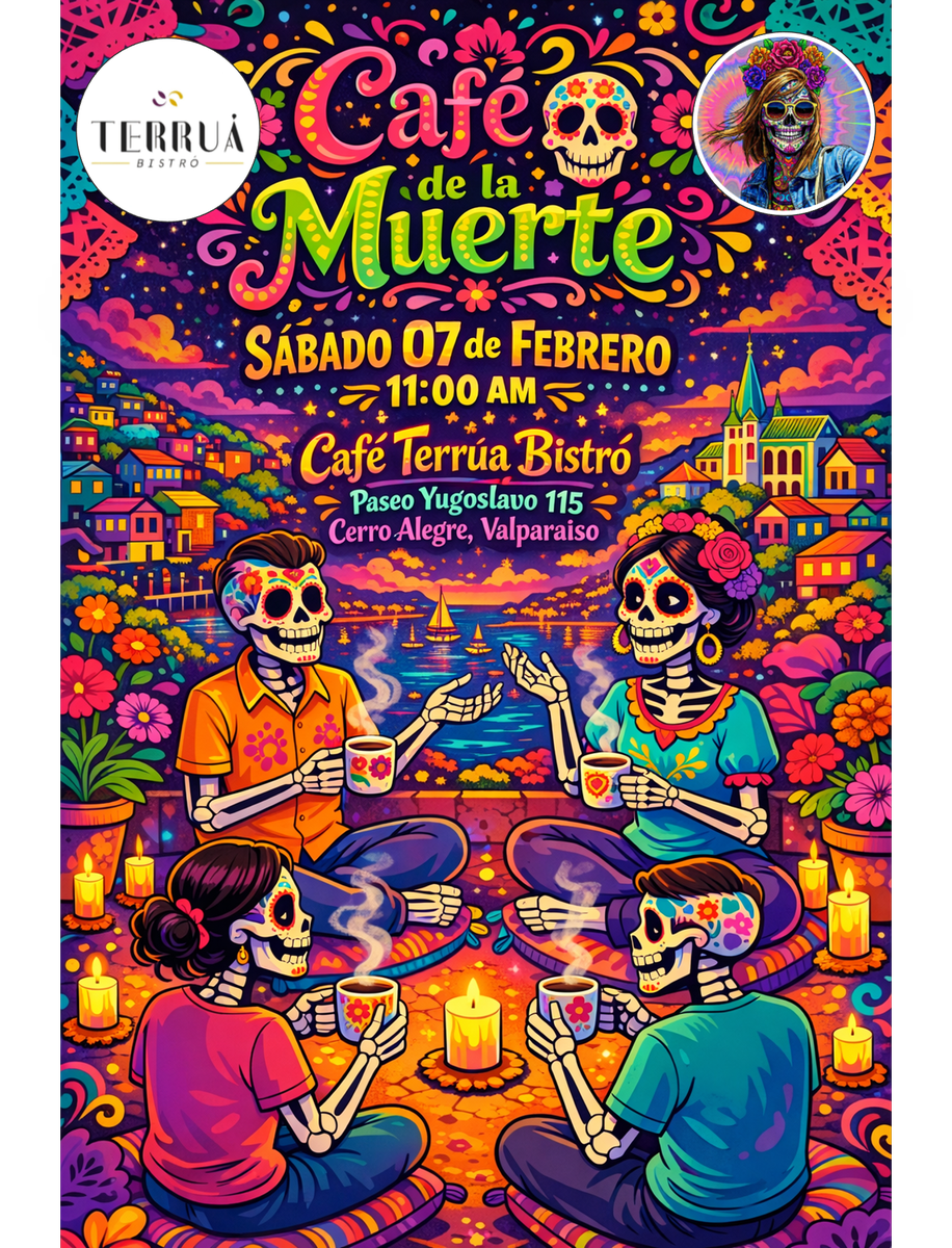 Valparaíso Death Cafe en Terruá Bistro