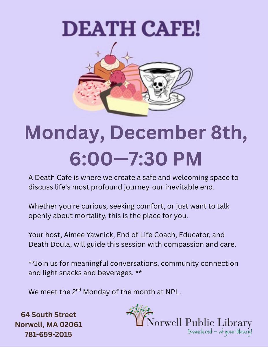Norwell MA Death Cafe