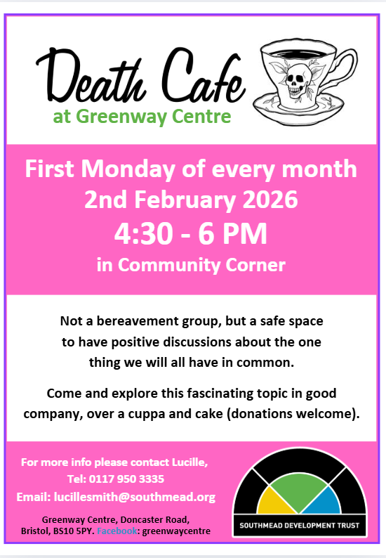 Southmead Death Cafe at Greenway Centre